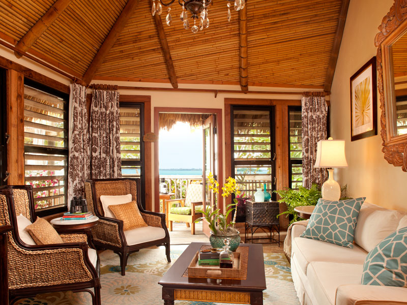 GoldenEye is not an ordinary hotel, but a collection of private villas,  cottages and beach huts